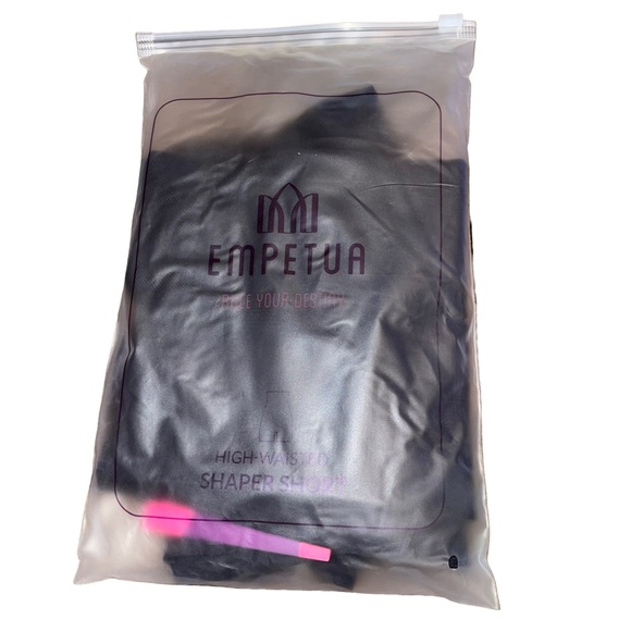 NWT Empetua High Waisted Shaper Short Women’s Size XXXXL Black High Waisted - Picture 6 of 7